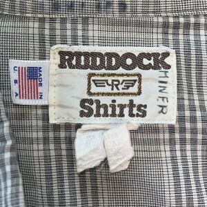 VTG Ruddock‎ Men’s Shirt Size 2XLT Plaid Western Pearl Snap LS USA GRANDPA *